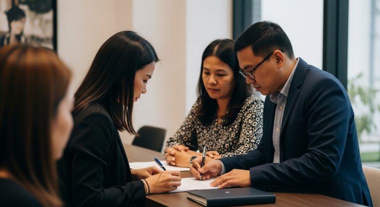 Solar and wind energy installations along a Philippine coast at sunset.