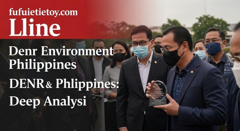 DENR field officer conducting mangrove conservation work in the Philippines, with coastal ecosystems and policy planning