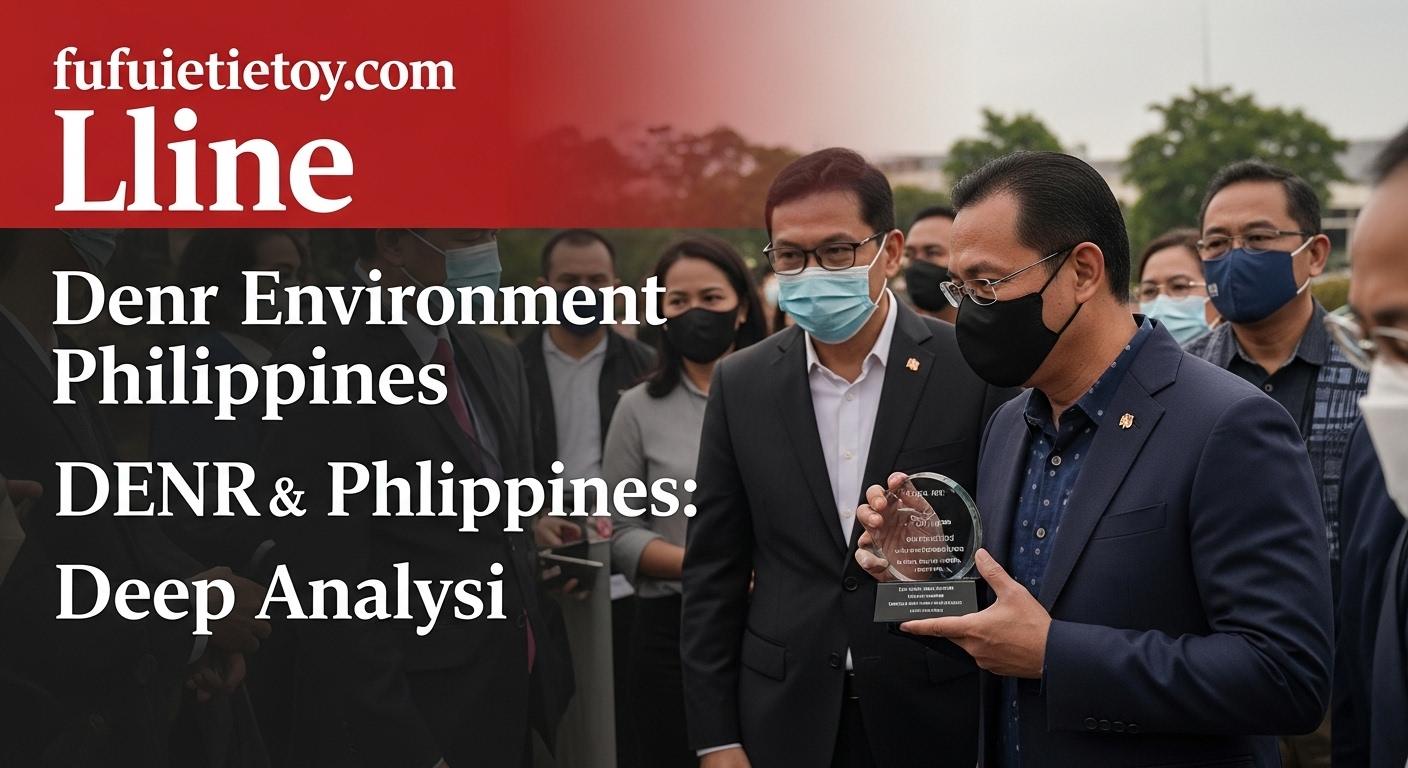 DENR field officer conducting mangrove conservation work in the Philippines, with coastal ecosystems and policy planning
