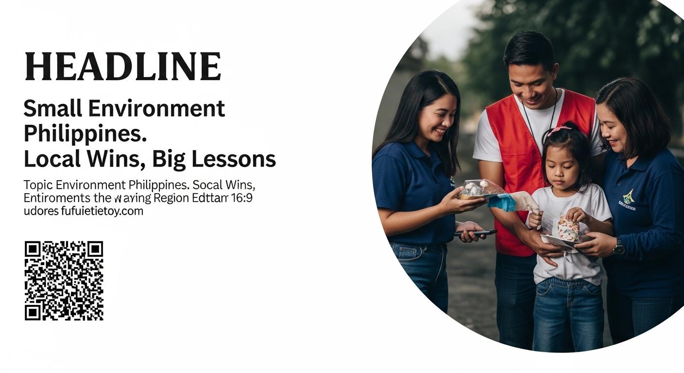 Community meeting near a river watershed in the Philippines, showing local environmental governance.