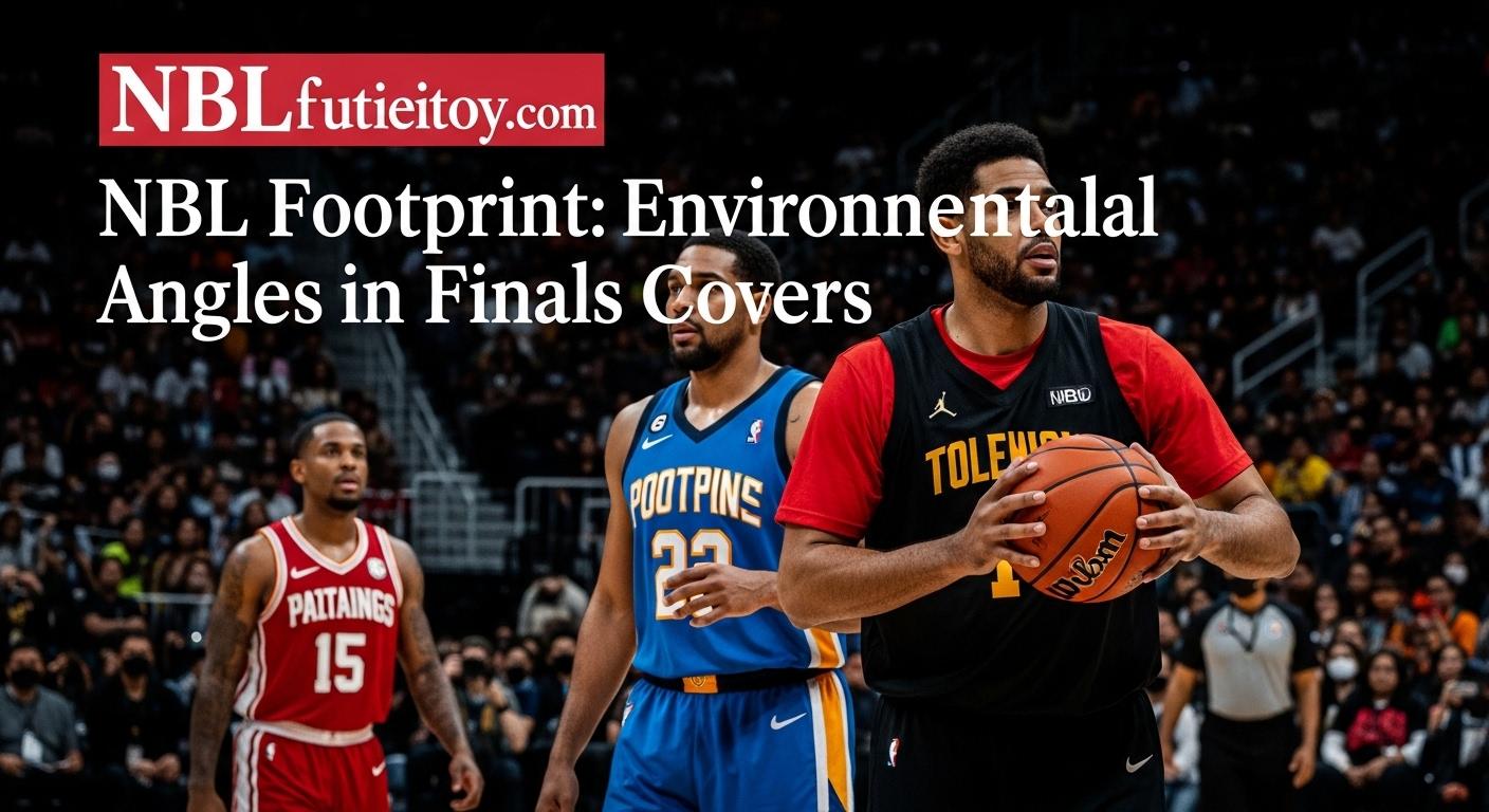 NBL arena at night with eco-friendly lighting and engaged fans