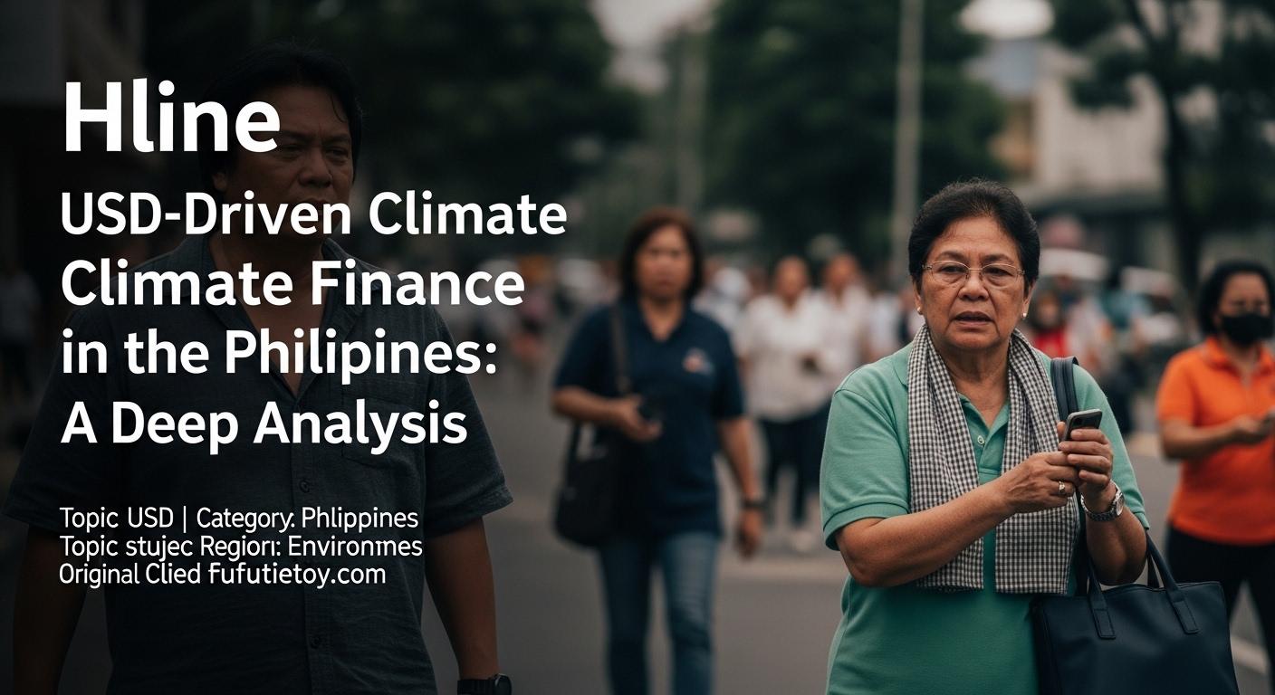 Philippines coast with renewable energy projects and finance imagery.