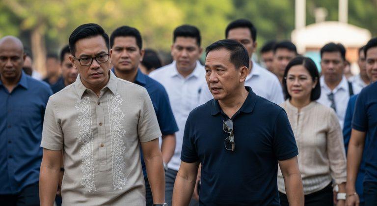 A Philippine cityscape showing heat stress and urban greening efforts for resilience.