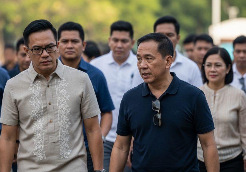 A Philippine cityscape showing heat stress and urban greening efforts for resilience.